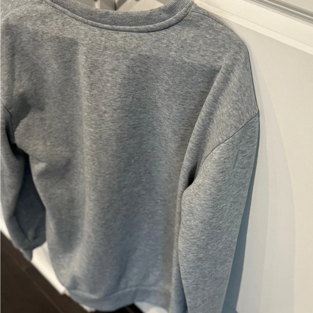 SHEIN BRAND, Gray Distressed Malibu California Sweatshirt, Women's Clothing-SM - Picture 8 of 10